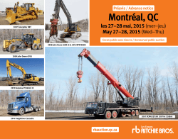Montréal, QC les 27–28 mai, 2015