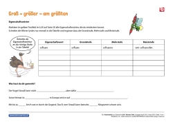 Gro&szlig; &ndash; gr&ouml;&szlig;er - am gr&ouml;&szlig;ten