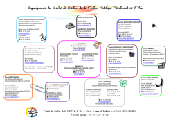 Organigramme du Centre de Gestion Organigramme du