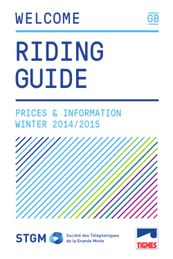 riDinG GUiDE - e-Liberty Services