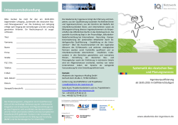 Interessensbekundung - Akademie der Ingenieure