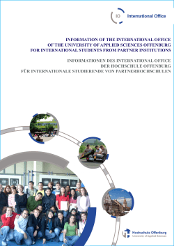 information of the international office of the university of