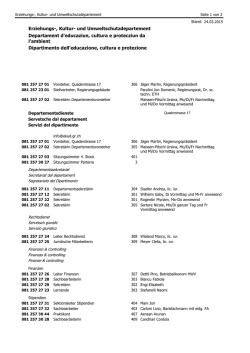 Erziehungs-, Kultur- und Umweltschutzdepartement Departament d