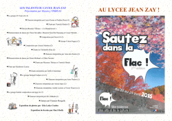 AU LYCEE JEAN ZAY !