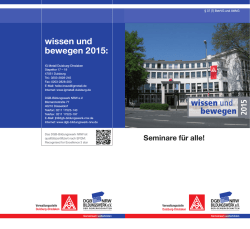 Bildungsangebot für Alle