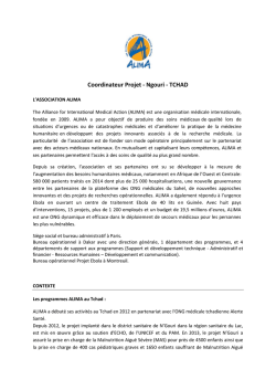 Coordinateur Projet - Ngouri