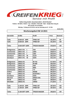 LKW Wochenangebot KW 13-2015