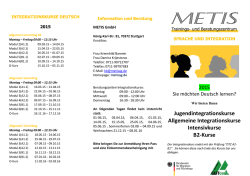 Flyer Kurse Stuttgart