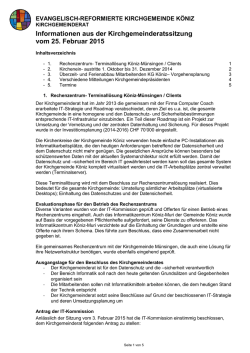 Erfahren Sie mehr - Kirchgemeinde Köniz