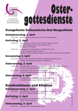 zum Plakat - Evangelische Kirchengemeinde Bad Mergentheim