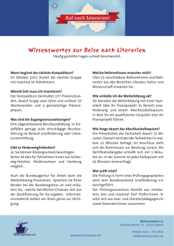 Informationen zu Bildungsurlaub und Abschluss