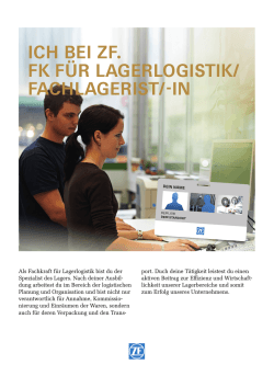 Fachlagerist - ZF Friedrichshafen AG