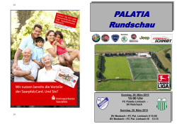 PALATIA Rundschau - FC Palatia Limbach