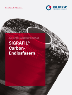 SIGRAFIL ® C Carbonfaser auf der Basis von PAN