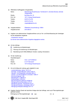 Bekanntmachung - Königs Wusterhausen