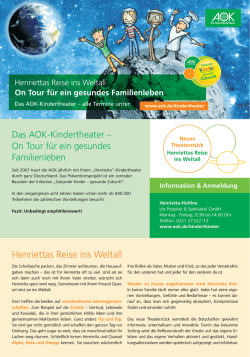 Henriettas Reise ins Weltall - AOK