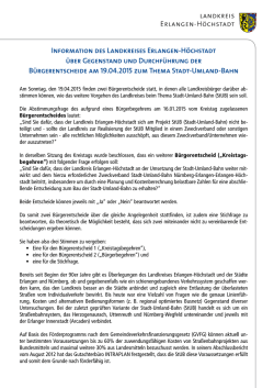 Information &uuml;ber Gegenstand und Durchf&uuml;hrung der