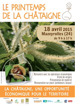Fete de la chataigne - CA Charente Perigord