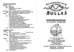 Gottesdienstordnung 12