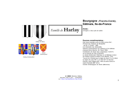 Famille de Harlay - Racines & Histoire