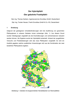 Vortrag Garbers/Hauser auf dem Pfahlsymposium an der TU
