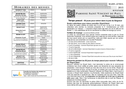 infos - Paroisse St Vincent de Paul de Montmartin sur Mer