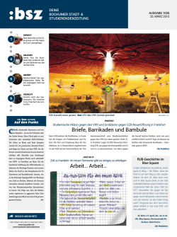 bsz-Ausgabe 1035 vom 25. März 2015