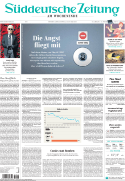 Leseprobe zum Titel: Süddeutsche Zeitung (28.03.2015)