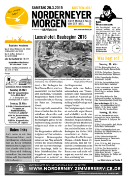 Aktuelle Ausgabe - Norderneyer Morgen