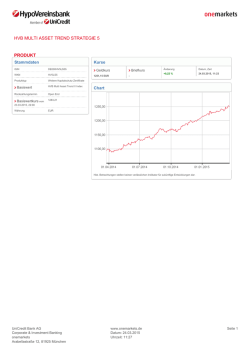 HVB MULTI ASSET TREND STRATEGIE 5 PRODUKT