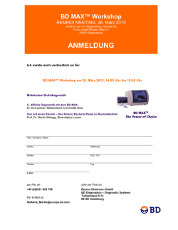 Anmeldeformular
