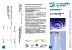 Grundlagen Metall- und Blechbearbeitung