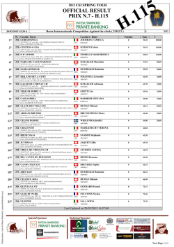 OFFICIAL RESULT PRIX N.7