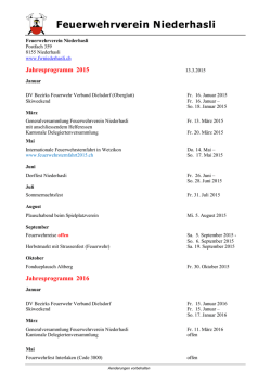 Feuerwehrverein 2015/2016