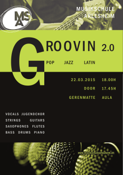 GROOVIN 2.0 Rock Pop Jazz