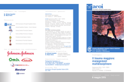 Il trauma maggiore: management multidisciplinare