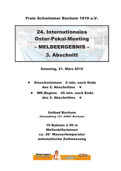 OPM 2015 ME VA 3 - Freie Schwimmer Bochum 1919 eV