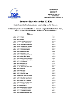Diskus 12.KW - Top Aquaristik