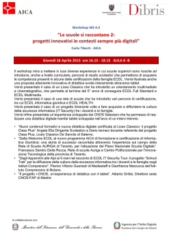 Le scuole si raccontano II