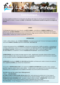 Communiqué…