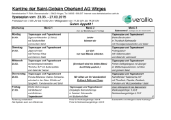 Kantine der Saint-Gobain Oberland AG Wirges
