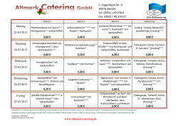 speiseplan restaurant - Altmark Catering GmbH