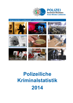 Polizeiliche Kriminalstatistik 2014 - Polizei Nordrhein