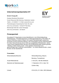 Unternehmenspräsentation Ernst & Young (PDF)