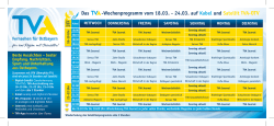 DOWNLOAD Wochenprogramm TVA (.pdf)