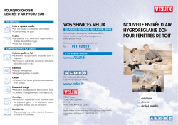 D&rdquo;pliant-Grille Hygro-OK