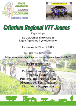 voir - Ligue Aquitaine de Cyclotourisme