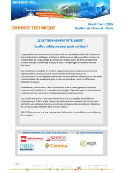 JOURNEE TECHNIQUE - Atec/ITS France