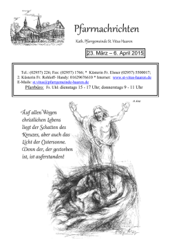 GOTTESDIENSTORDNUNG vom 24