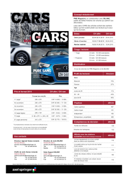 Factsheet Cars 2015